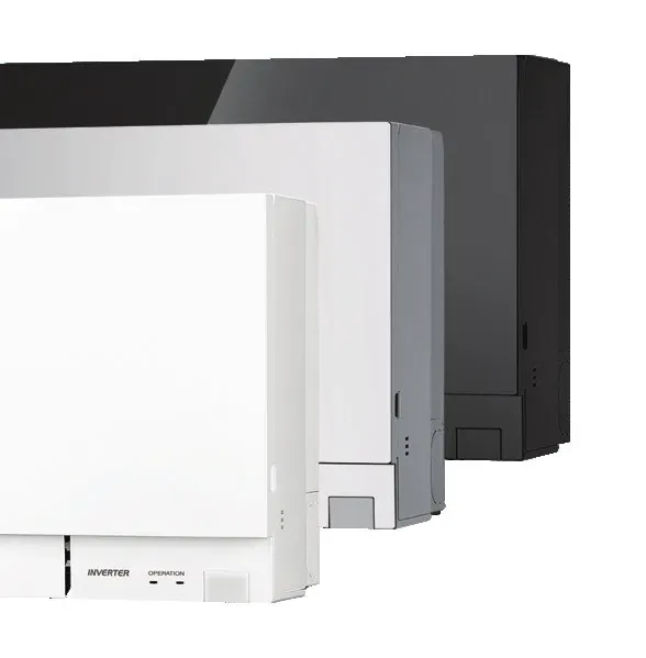 Mitsubishi Electric MSZ-EF Designer split system in white, silver and black